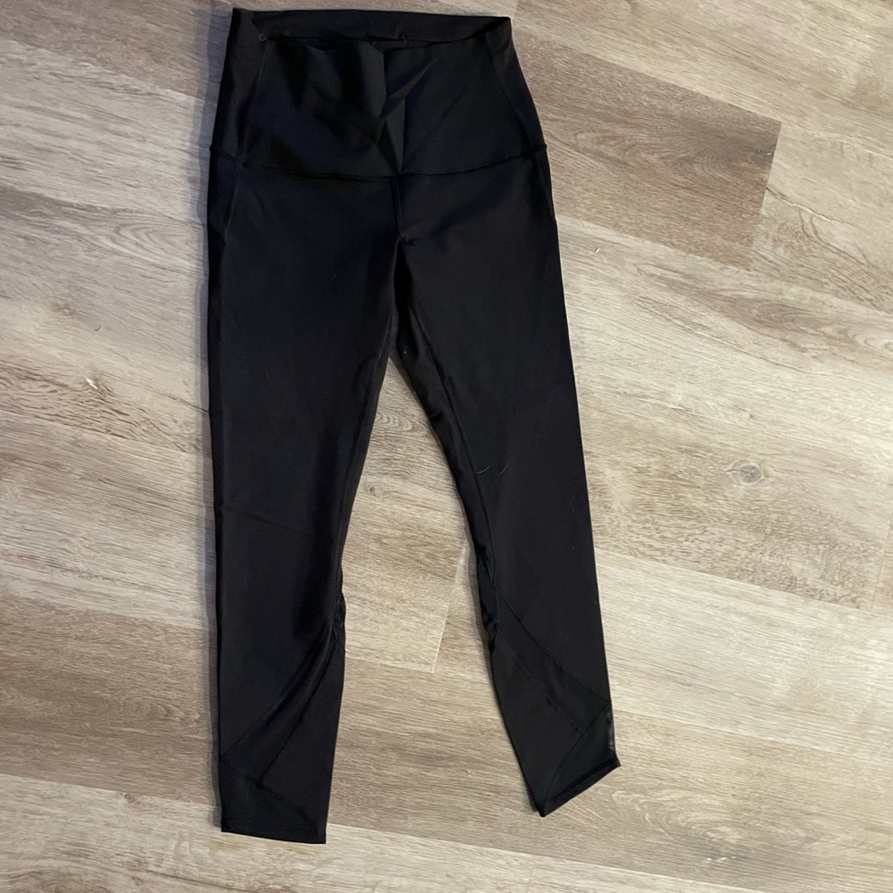 Lululemon Leggings with mesh detail